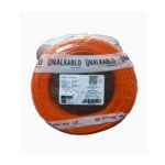 Unalkablo Fil Rigide H07V-U 1×1.5 Orange rouleau de 100m